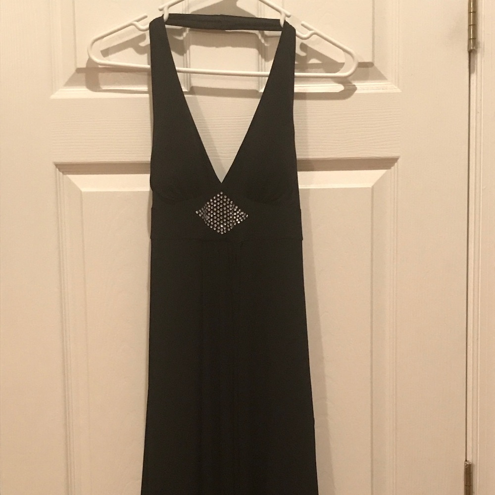 Small little black halter dress
